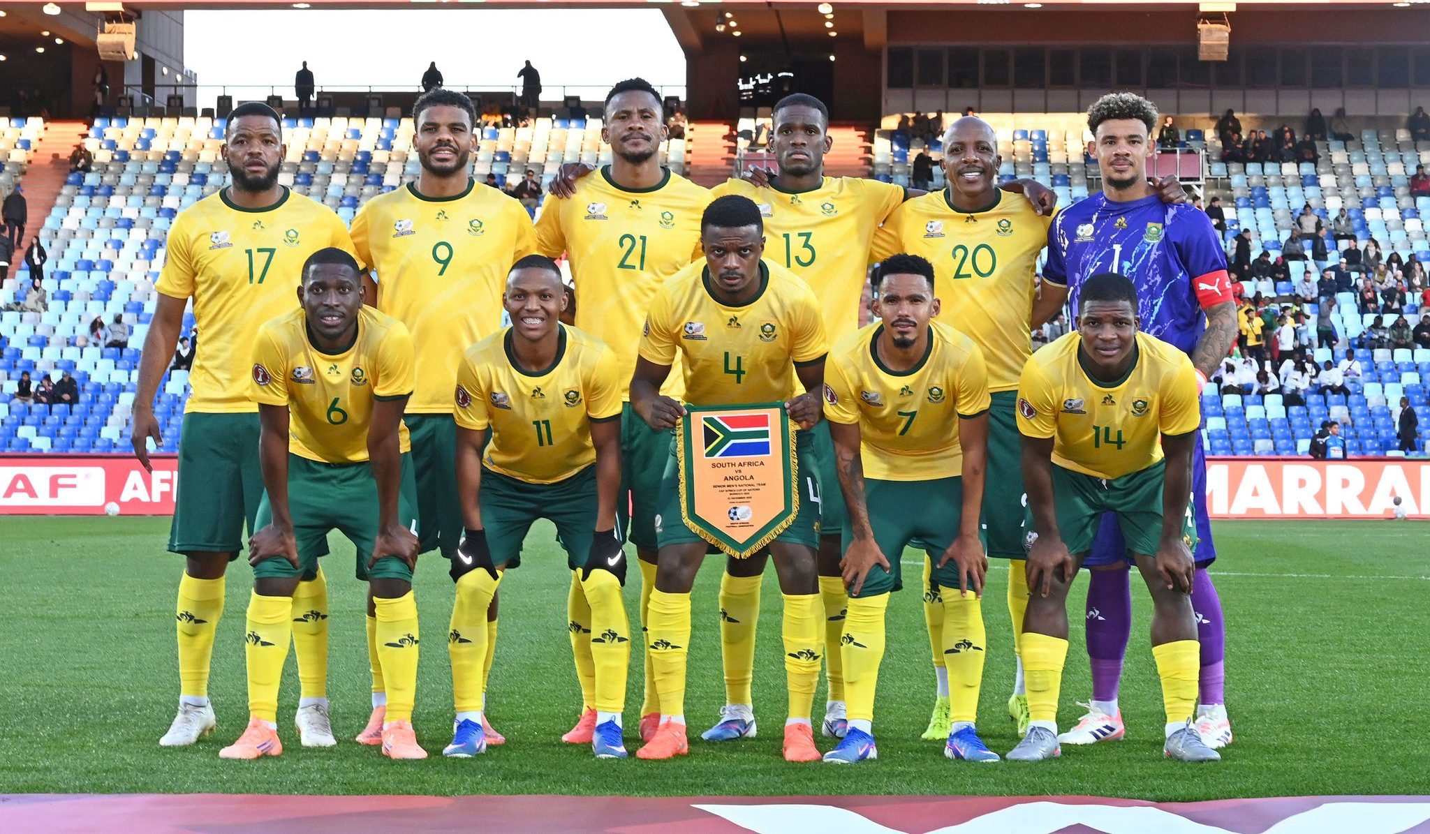 Bafana Bafana at 2025 AFCON