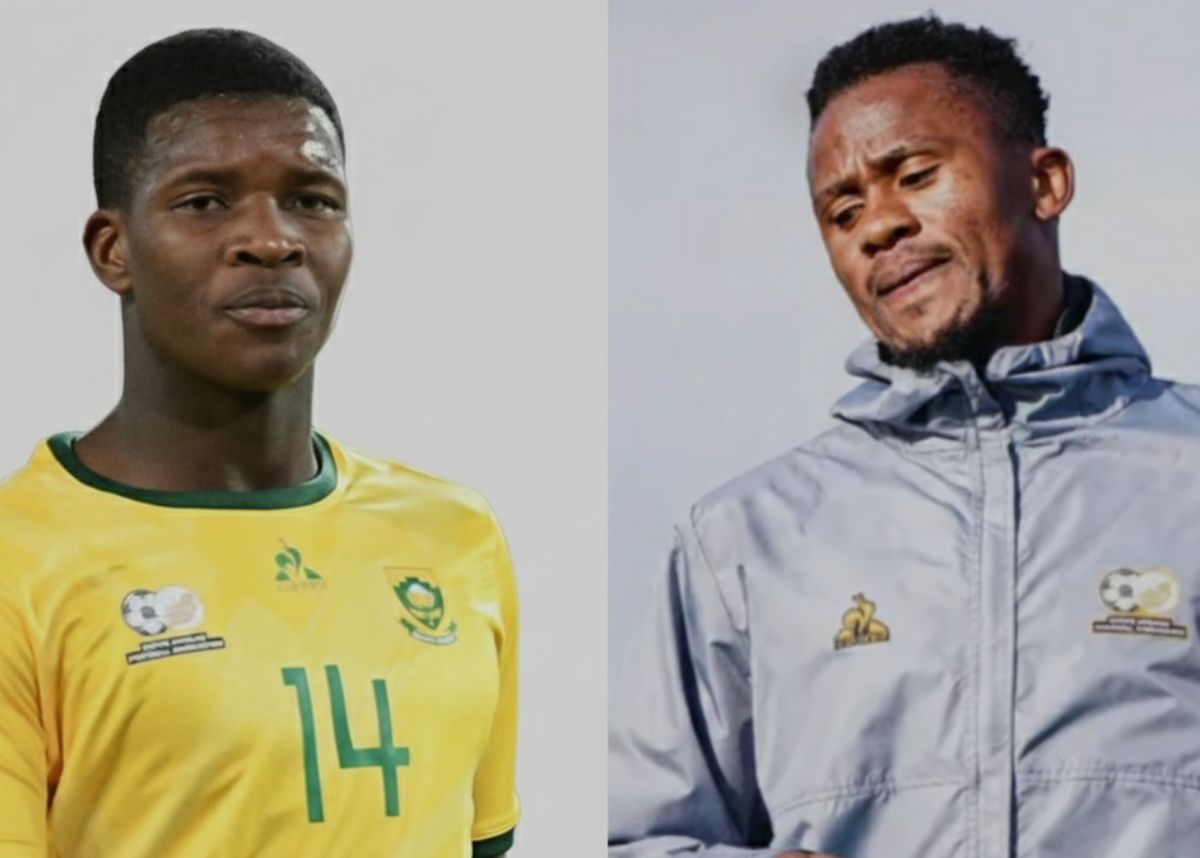 Bafana Bafana defenders Mbekezeli Mbokazi and Siyabonga Ngezana at AFCON 2025. Images: Bafana Bafana