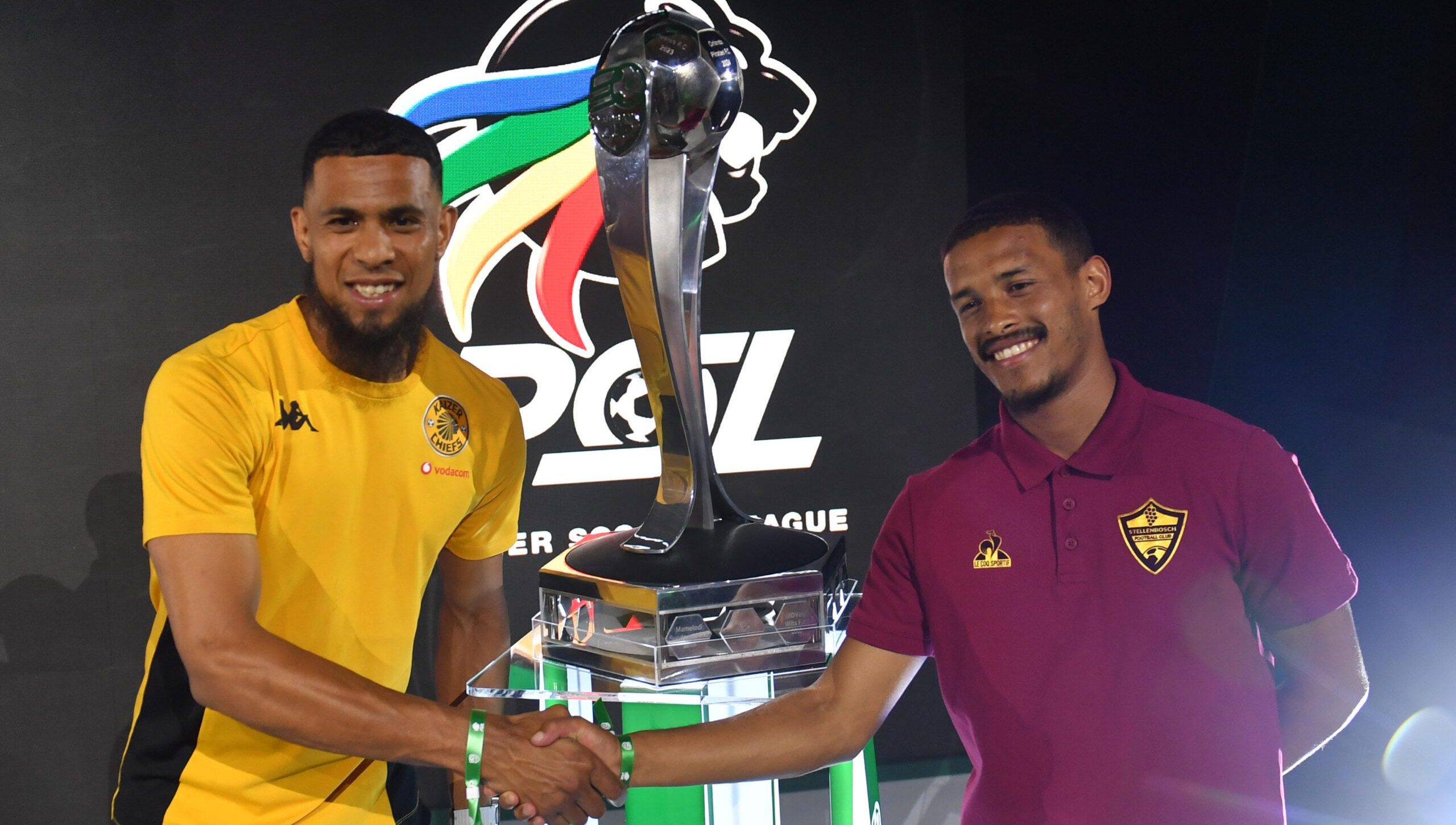 Brandon Petersen and Devin Titus at the Nedbank Cup launch