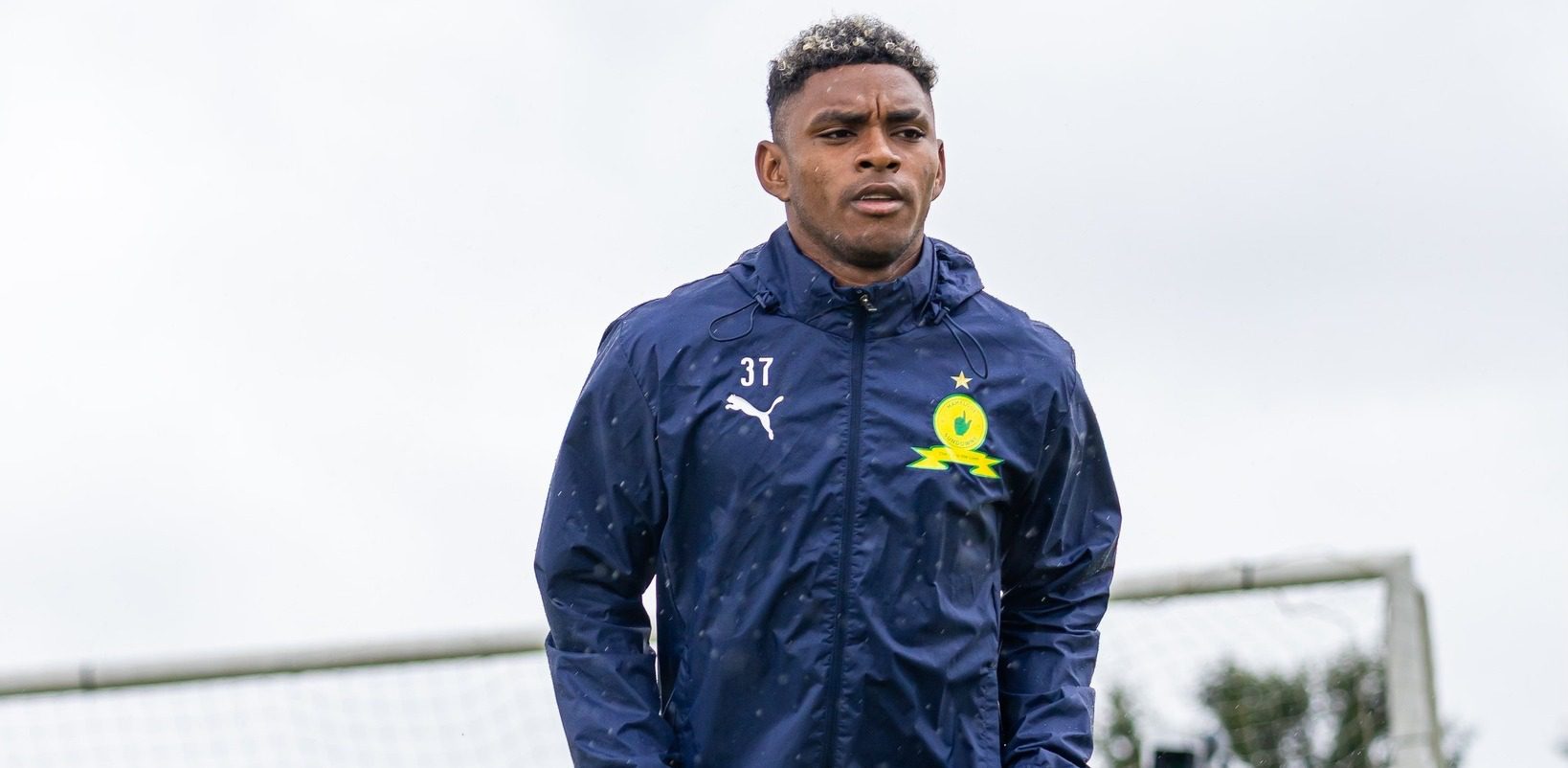 Brayan Leon training with Mamelodi Sundowns