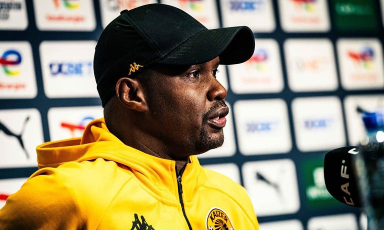 Cedric Kaze with Kaizer Chiefs