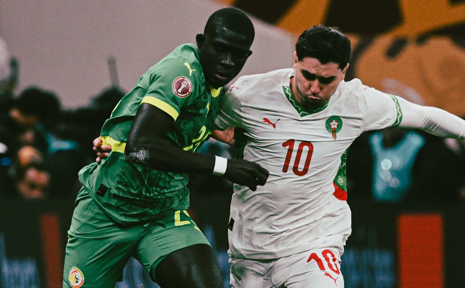 El Hadji Malick Diouf and Brahim Diaz, Senegal vs Morocco, 2025 AFCON final