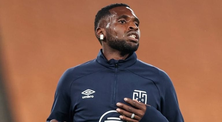 Fortune Makaringe with Cape Town City FC