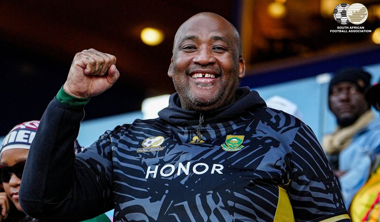 Gayton McKenzie in Morocco supporting Bafana Bafana