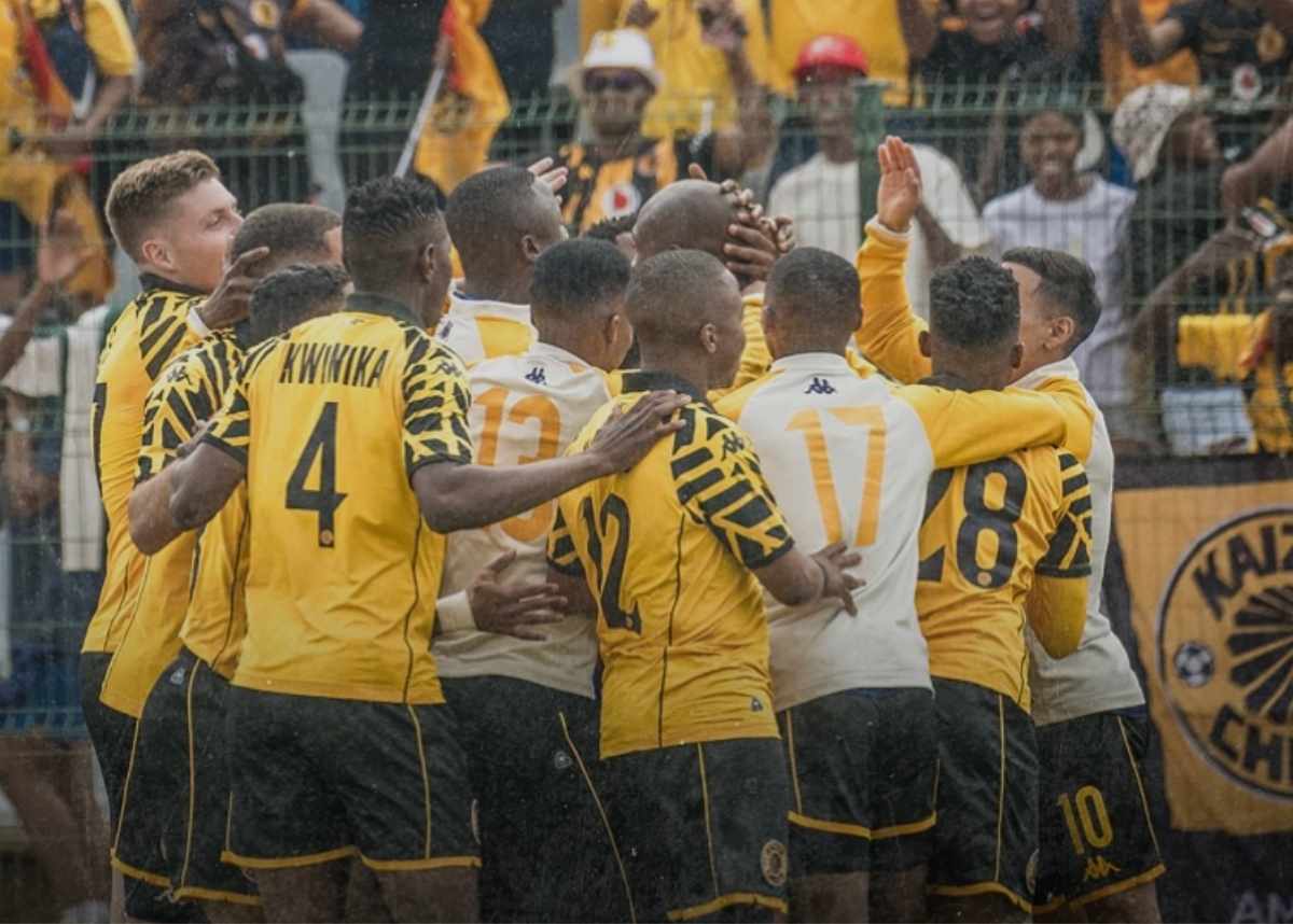 Kaizer Chiefs players celebrate scoring against AS Simba in the CAF Confederation Cup. Image: Kaizer Chiefs