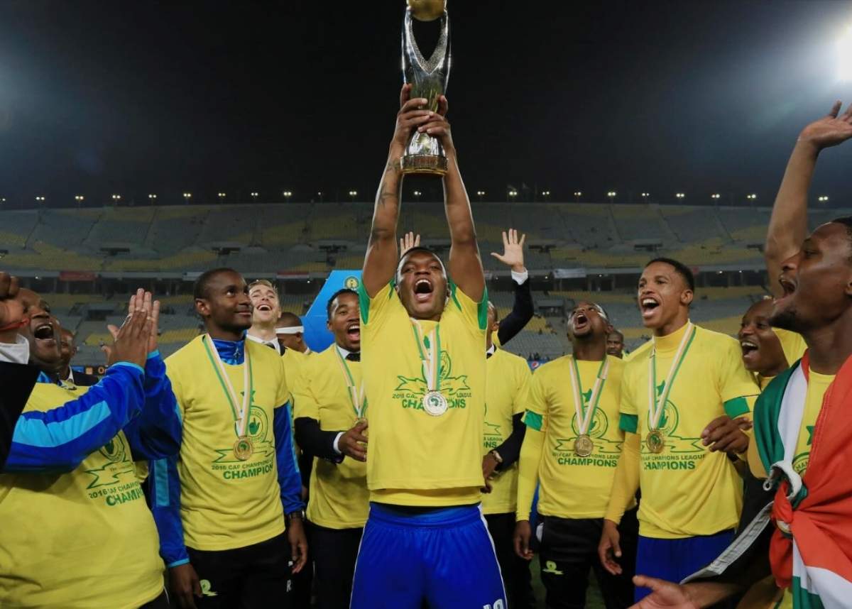 Mamelodi Sundowns celebrated the 2016 CAF Champions League title. Image: sundownsfc/Instagram