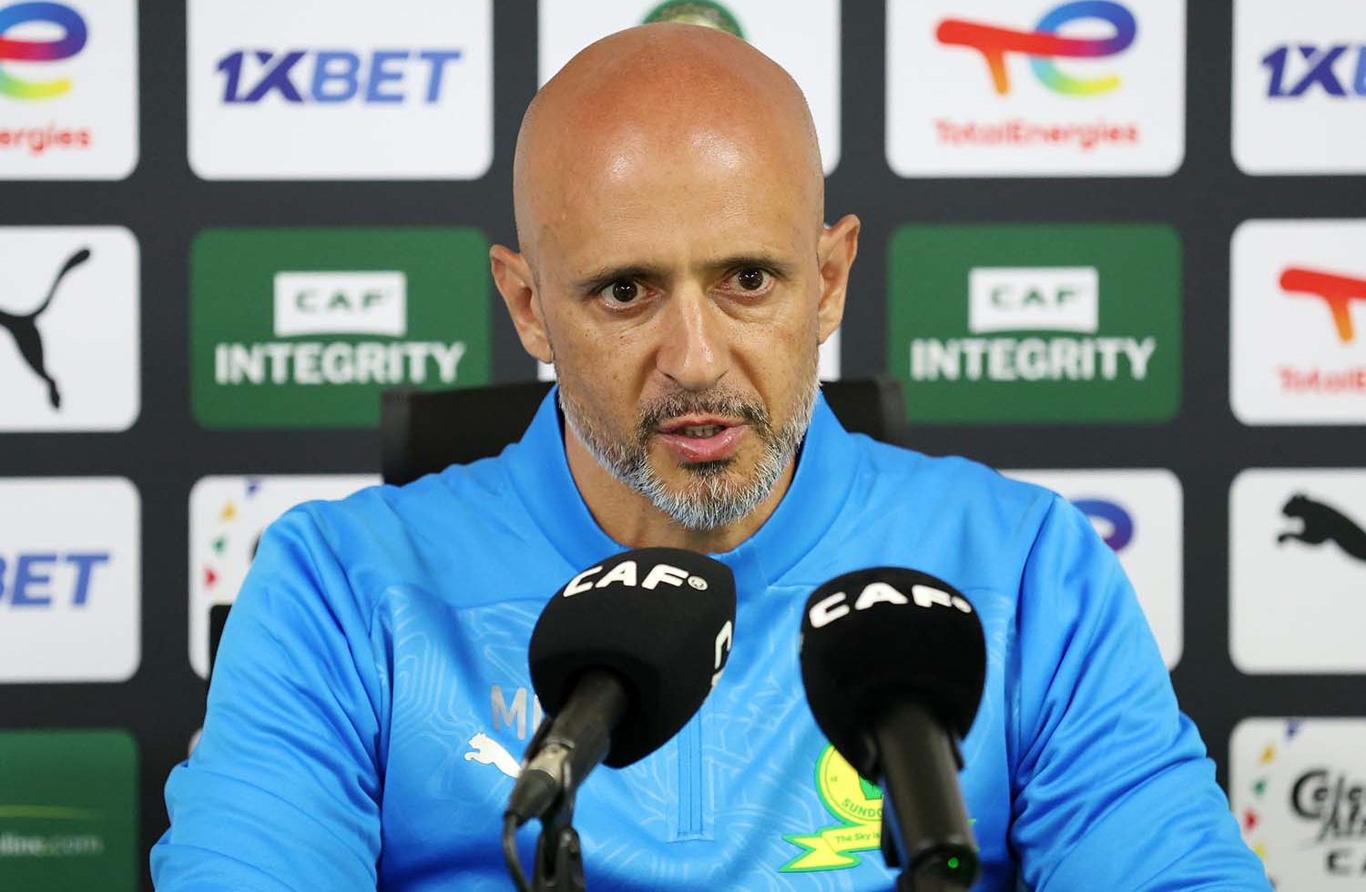 Mamelodi Sundowns coach Miguel Cardoso