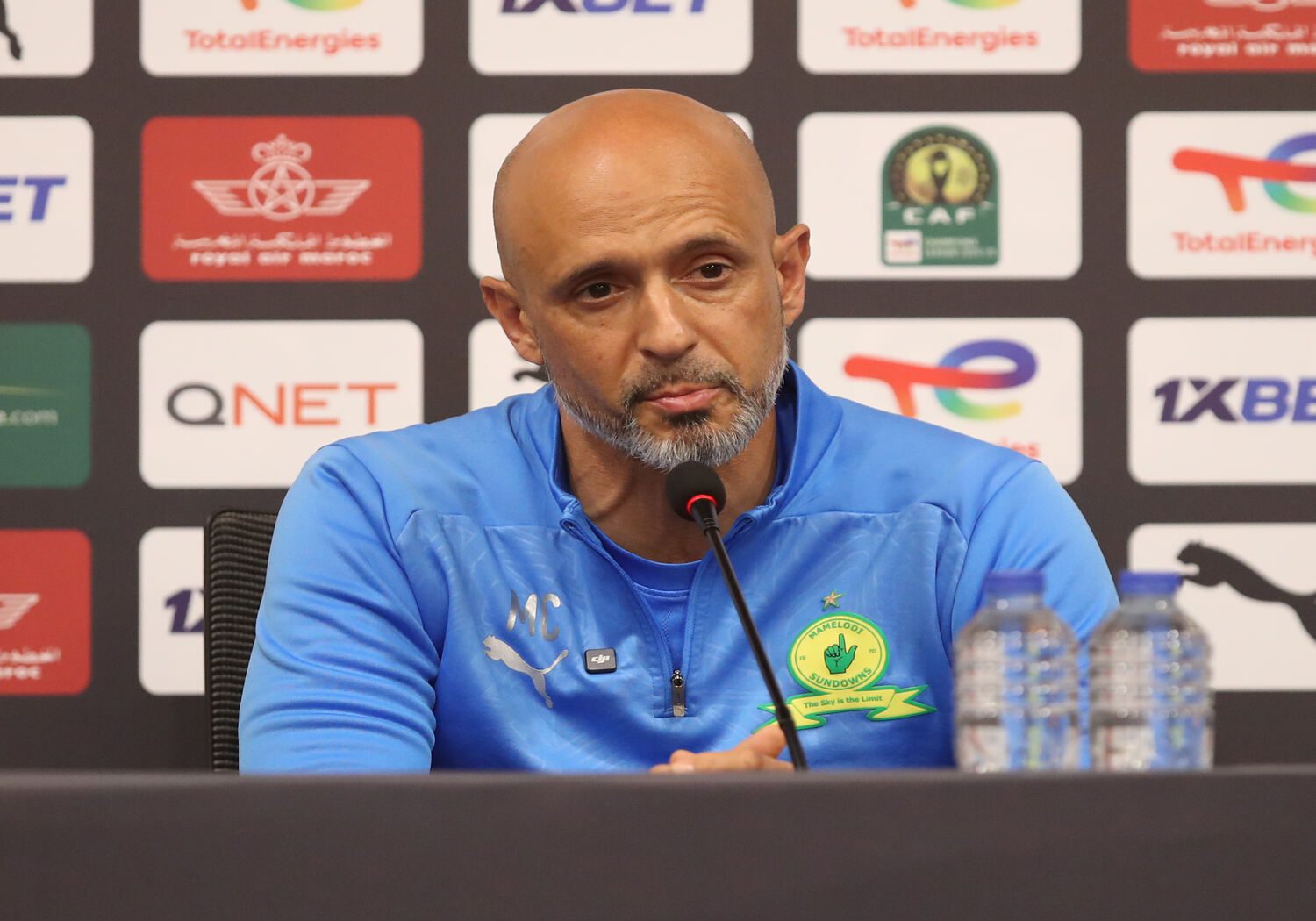 Mamelodi Sundowns head coach Miguel Cardoso during a press conference