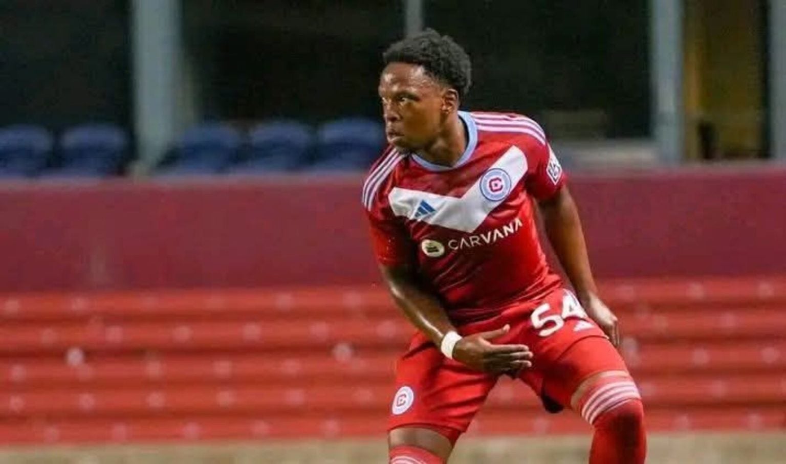 Mbongeni Kanyane in action for Chicago Fire FC
