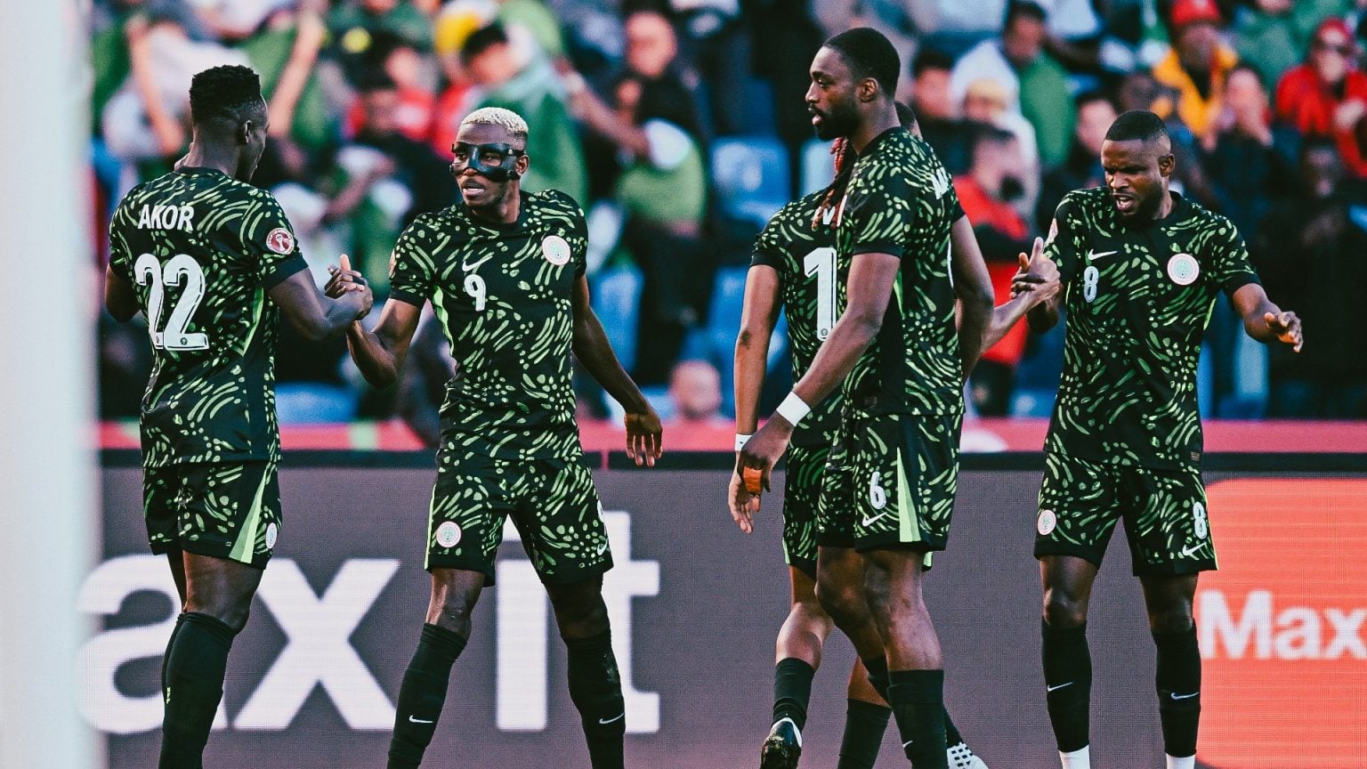 Nigeria at the 2025 AFCON celebrate