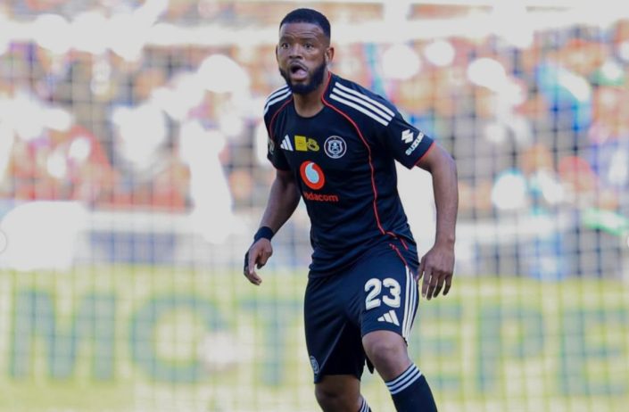 Orlando Pirates' Sipho Mbule maeks his debut for the club against Polokwane City in the MTN8 at the Orlando Stadium. Image: therealmasterchef/Instagram