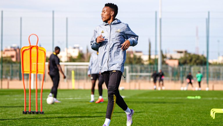 Orlando Pirates sensation Relebohile Mofokeng in Bafana Bafana colours