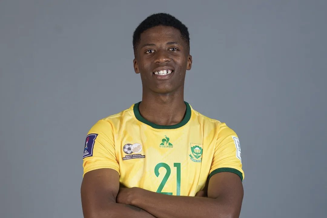 Siviwe Magidigidi in national team colours