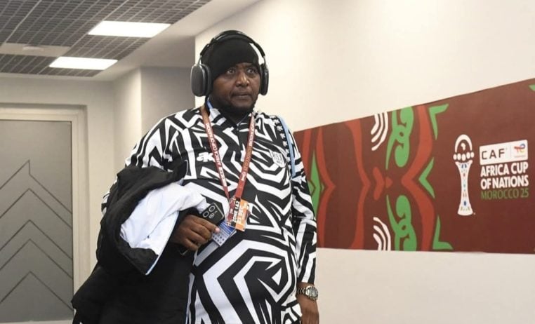 SA coach Morena Ramoreboli ahead of a 2025 AFCON match