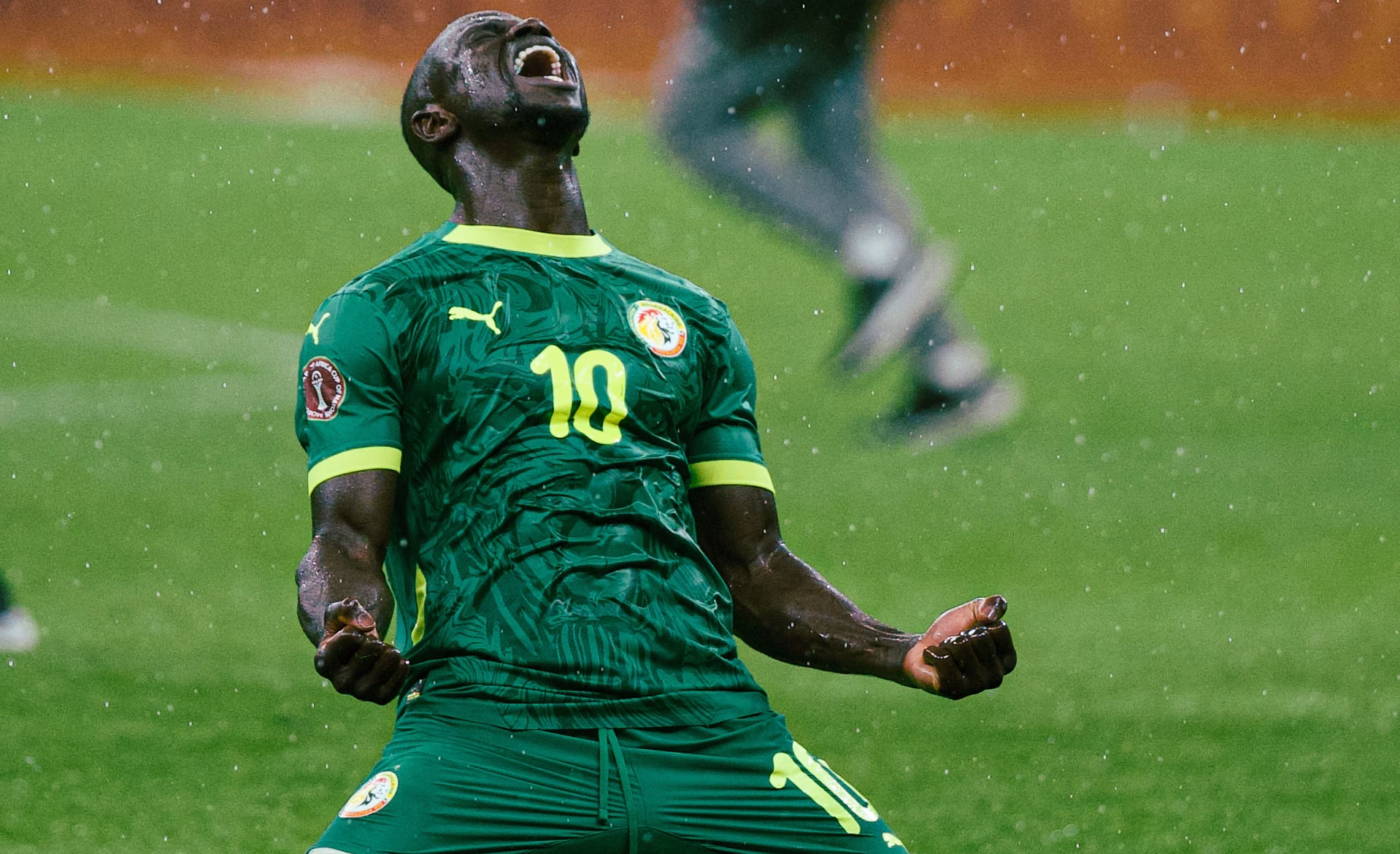 Sadio Mané of Senegal celebrates