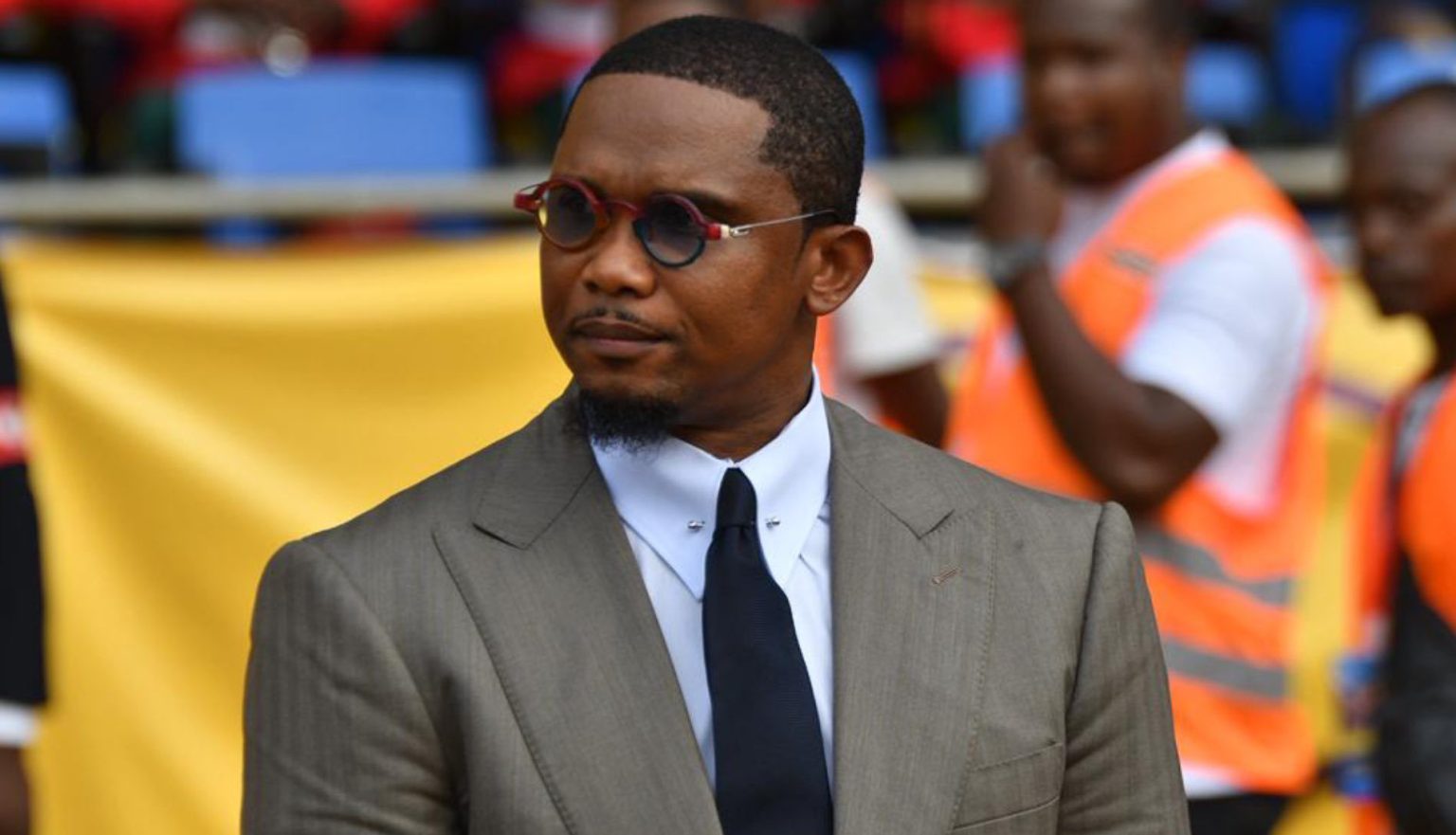 Samuel Eto’o at a game