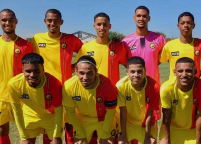 Santos FC team in the ABC Motsepe League