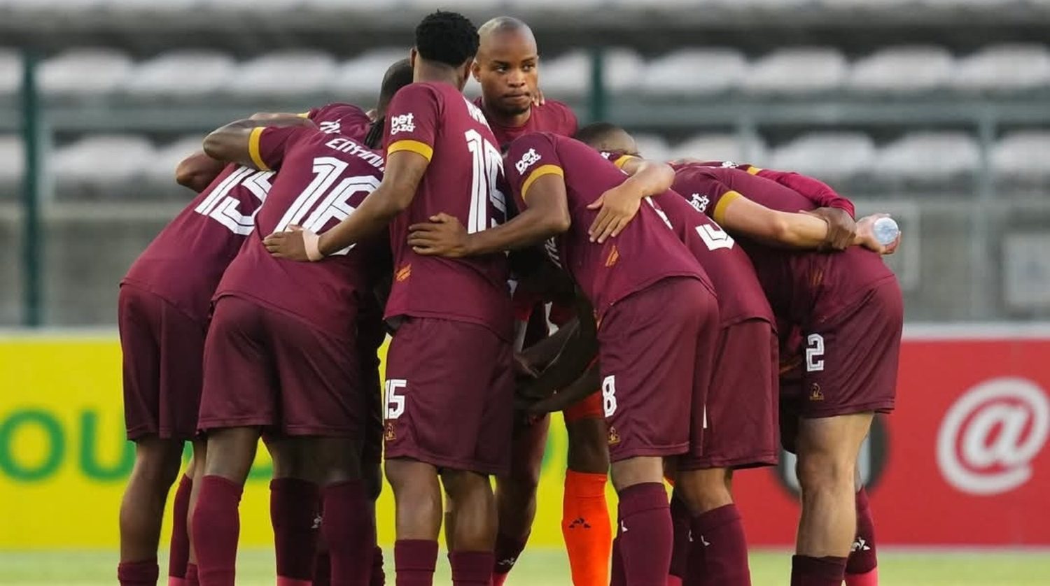 Stellenbosch FC in action against CR Belouizdad