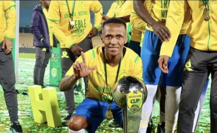 Surprise Ralani after winning the Nedbank Cup with Mamelodi Sundowns