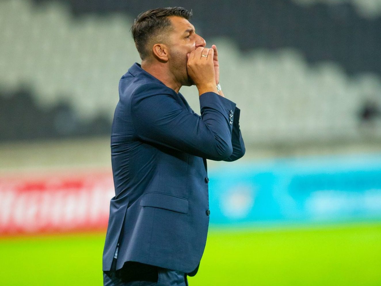 TS Galaxy head coach Adnan Beganovic