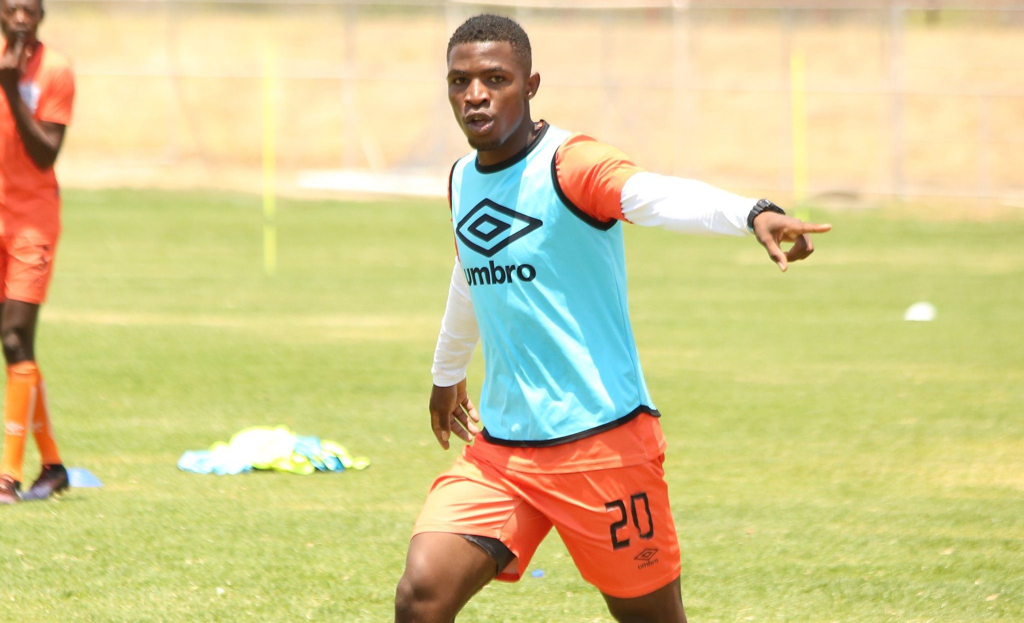 Takunda Benhura at training