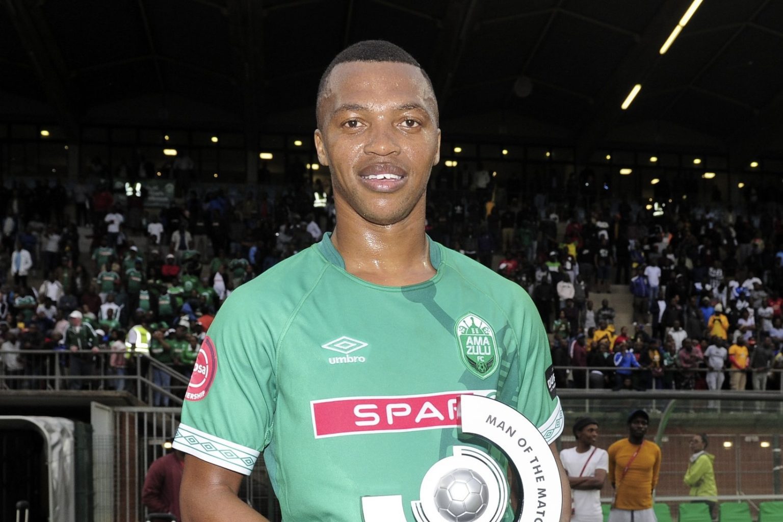 Thembela Sikhakhane MOTM award winner