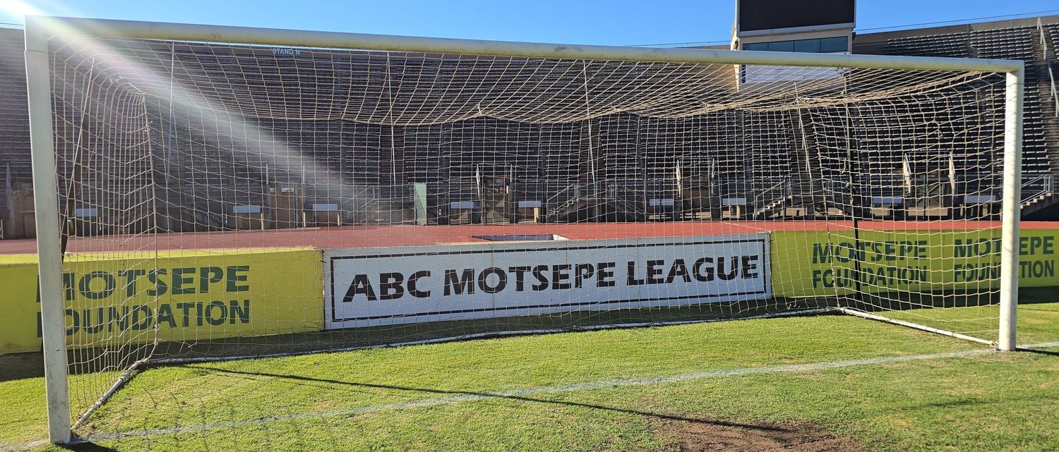 ABC Motsepe League National Playoffs advertising board