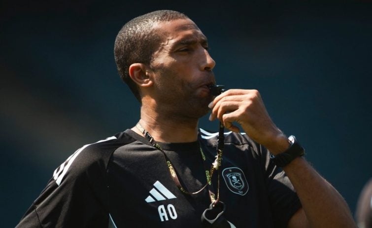 Orlando Pirates head coach Abdeslam Ouaddou during a training session