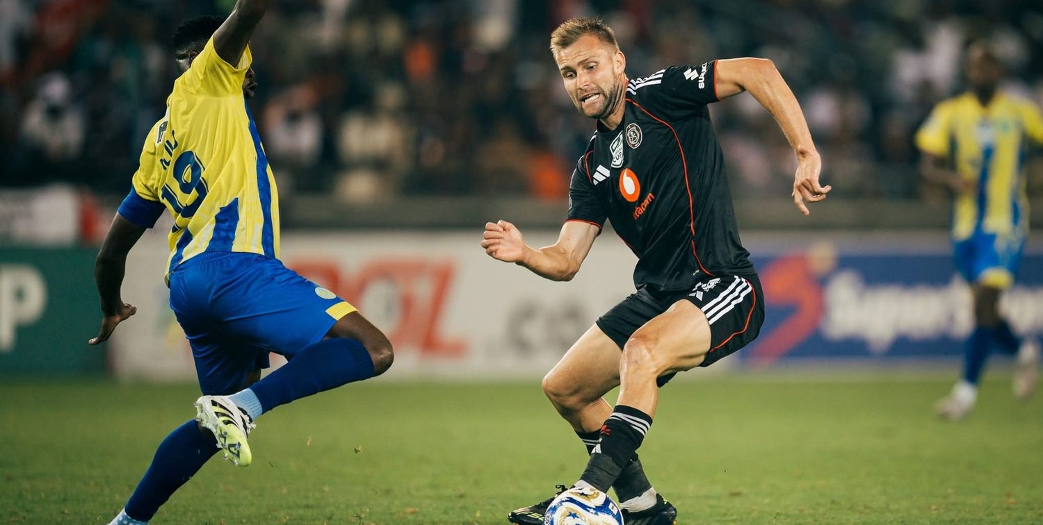 Andre de Jong with Orlando Pirates