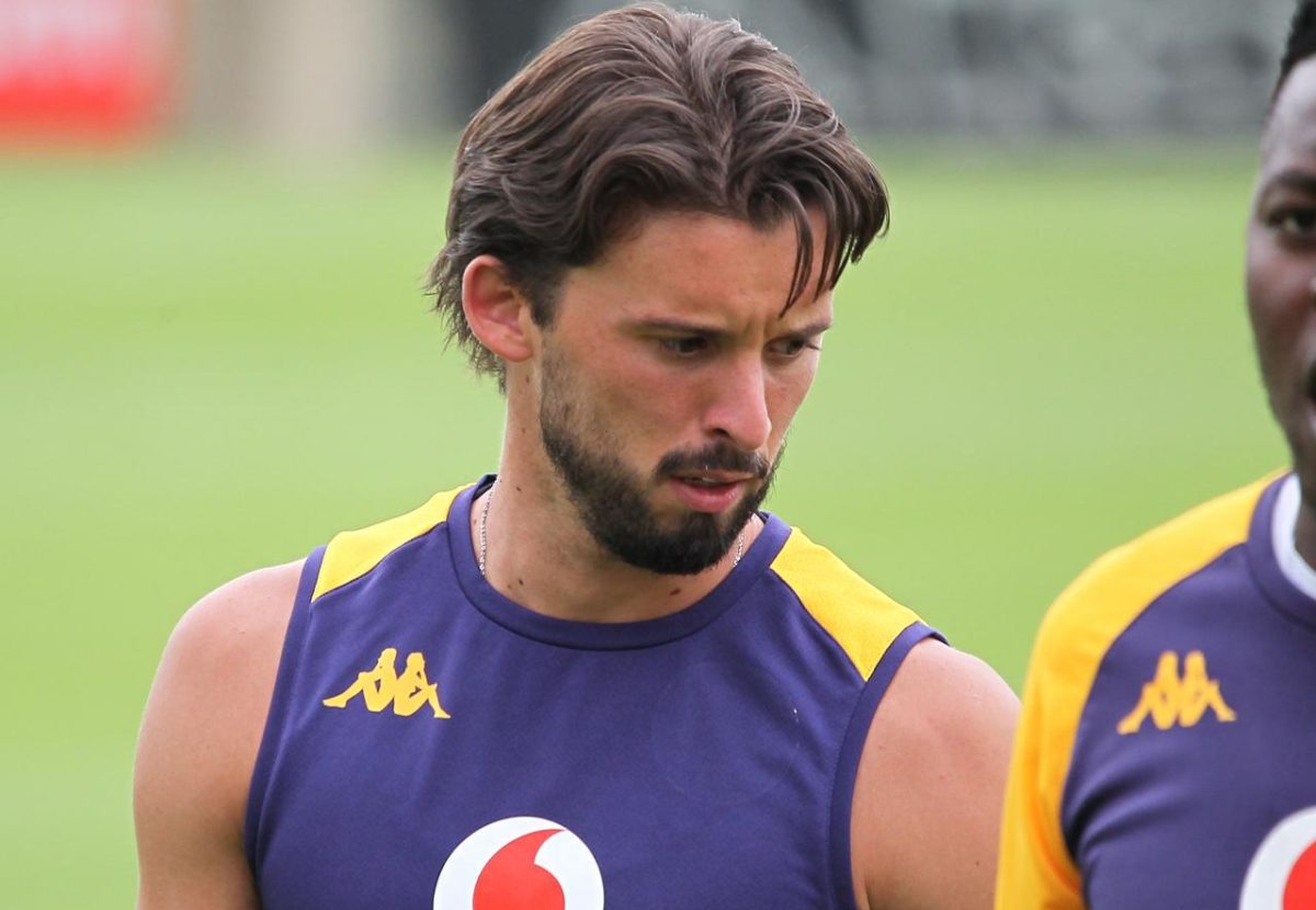 Ethan Chislett in Kaizer Chiefs colours