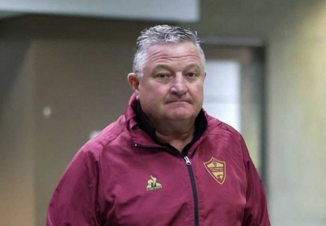 Gavin Hunt arriving for a League match with Stellenbosch FC