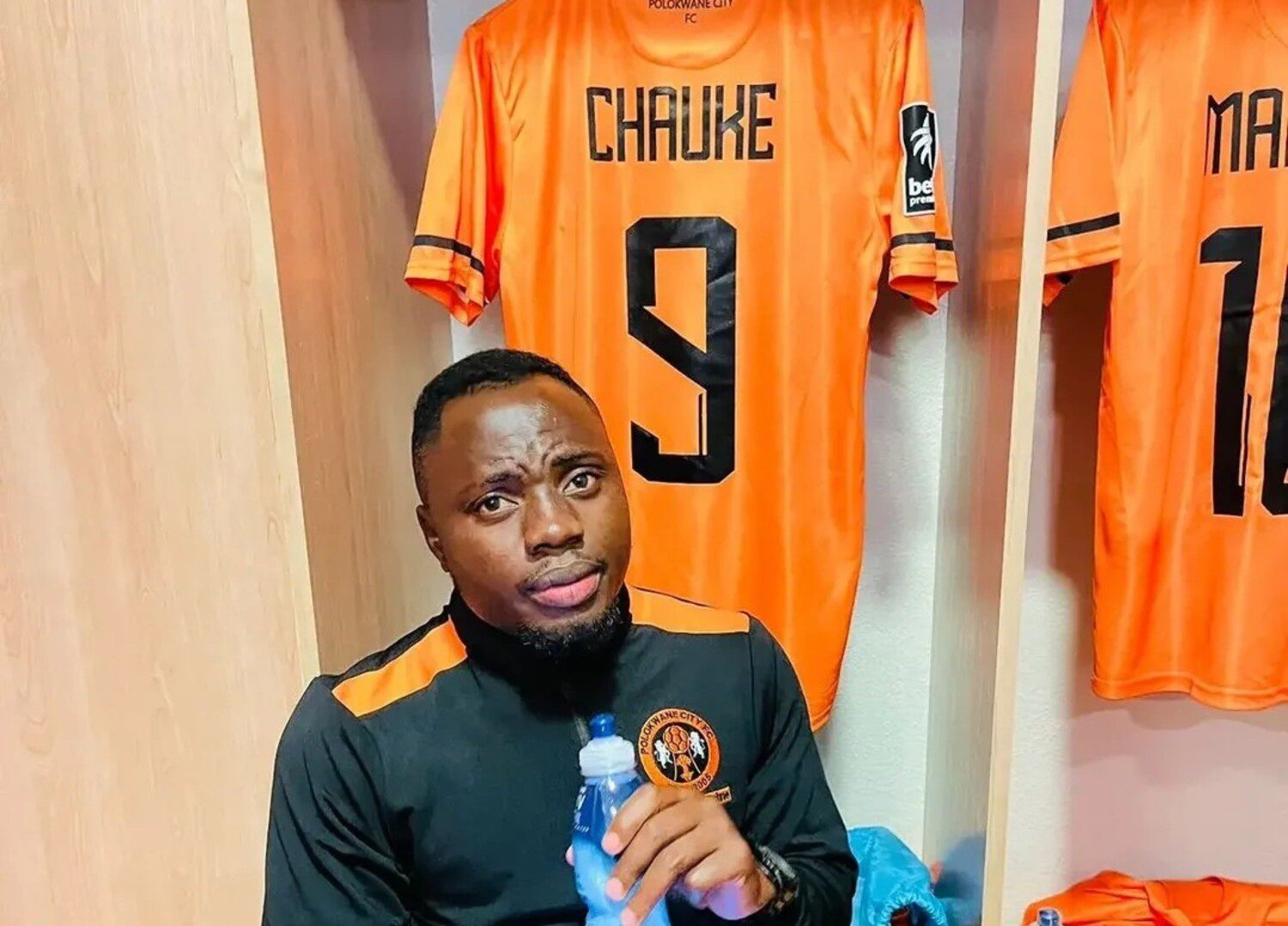 Hlayisi Chauke during his stint at Polokwane City FC