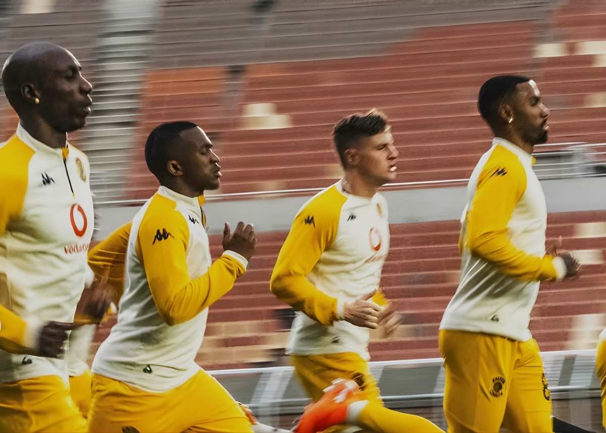 Kaizer Chiefs players train at the Peter Mokaba before facing Zamalek in the CAF Confederation Cup. Image: kcofficial/Instagram