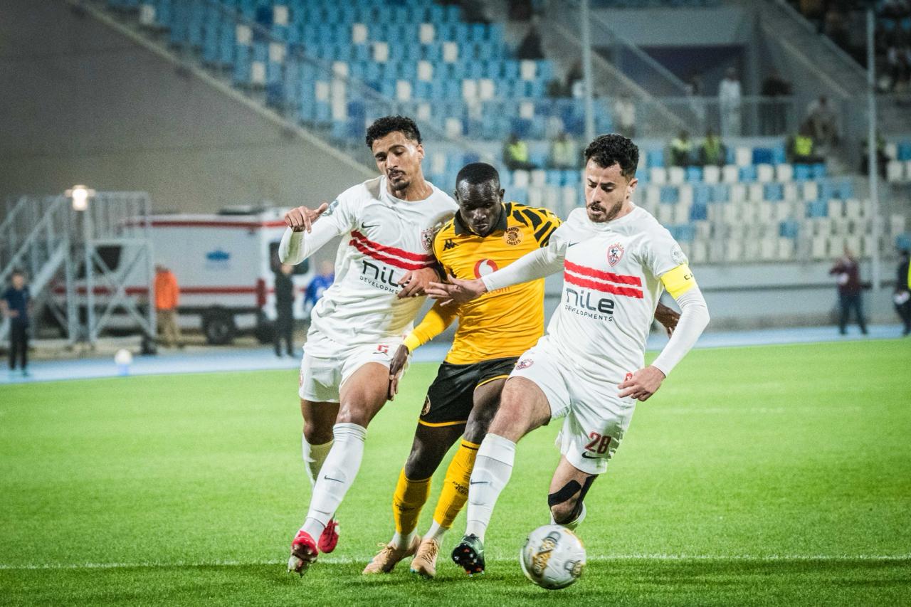 CAF Confederation Cup tie between Zamalek SC and Kaizer Chiefs in Egypt