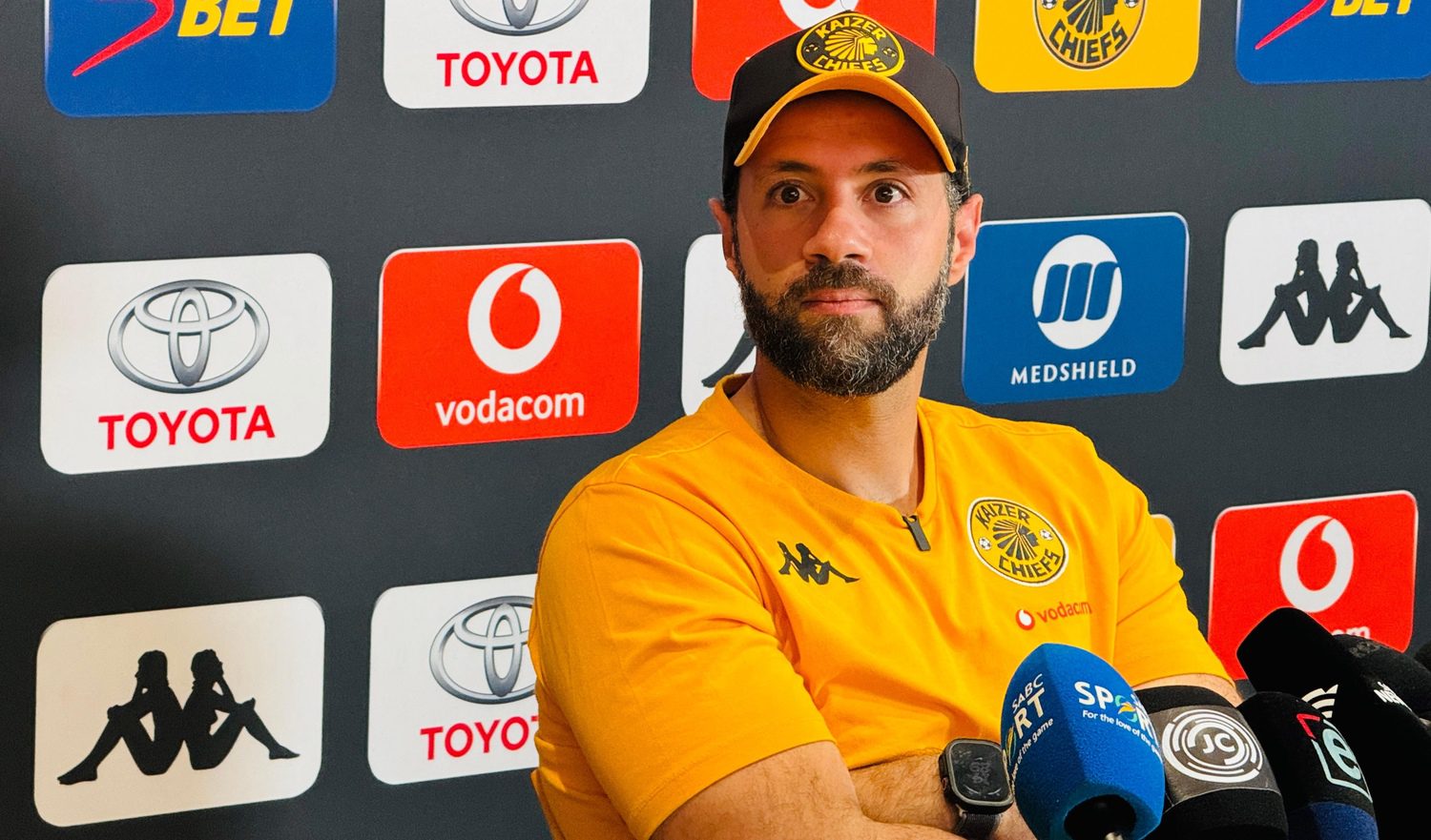 Khalil Ben Youssef with Kaizer Chiefs