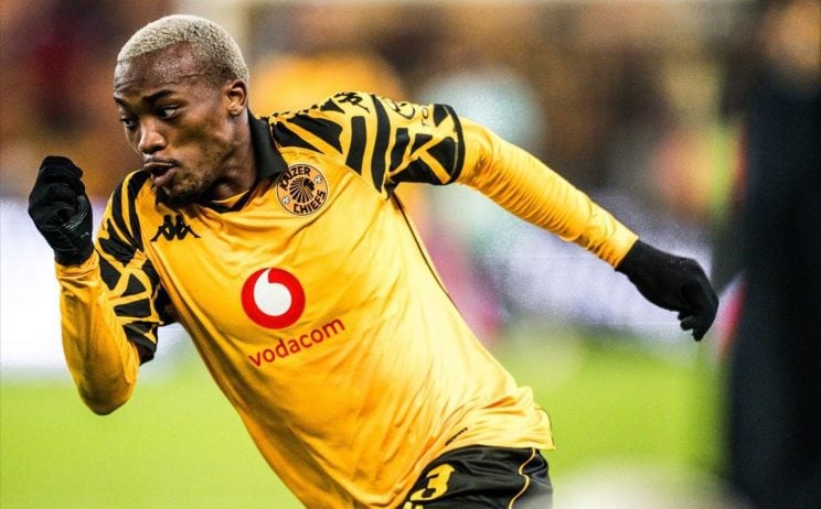 Khanyisa Mayo in action for Kaizer Chiefs