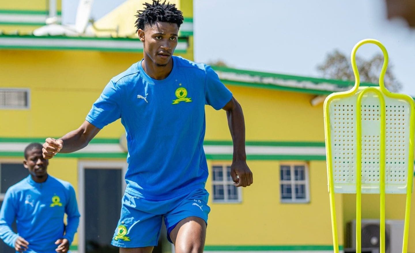 Malibongwe Khoza during Mamelodi Sundowns' training session at Chloorkop