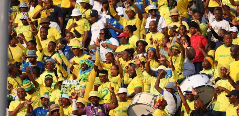 Mamelodi Sundowns fans at Loftus Versfeld Stadium