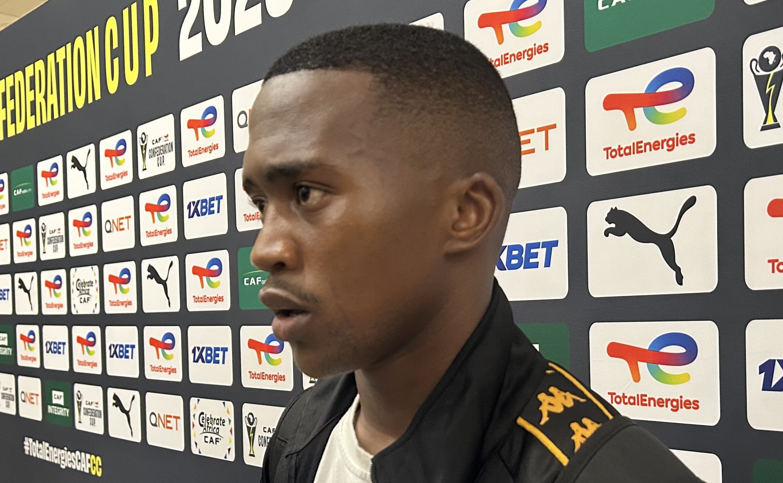 Mduduzi Shabalala engages the media