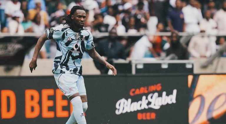 Olisa Ndah with Orlando Pirates