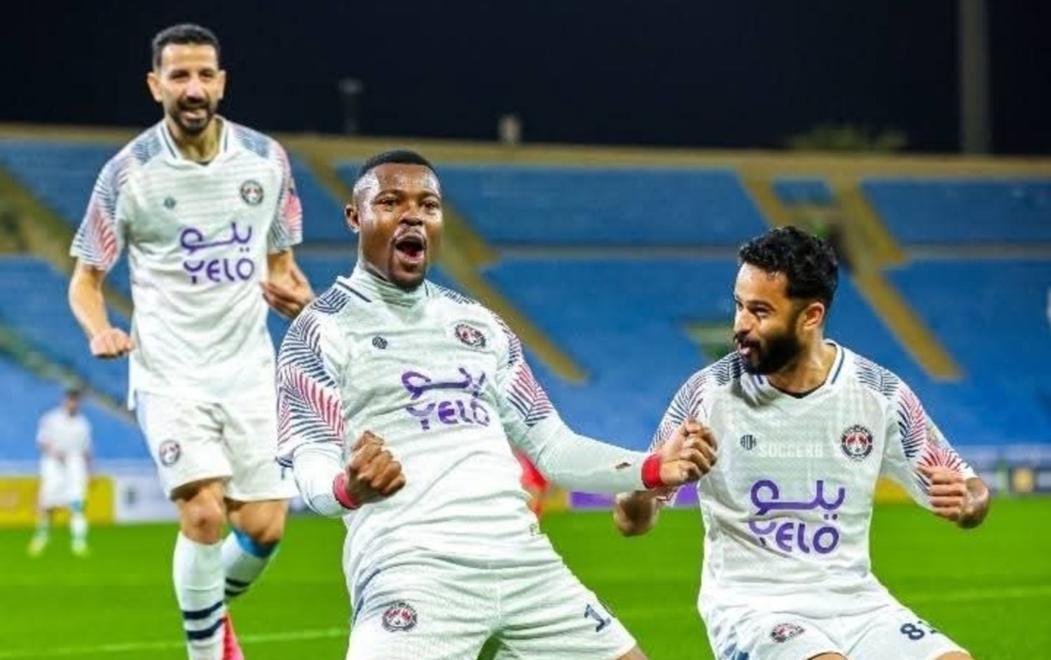 Former Kaizer Chiefs striker Ranga Chivaviro celebrating a goal