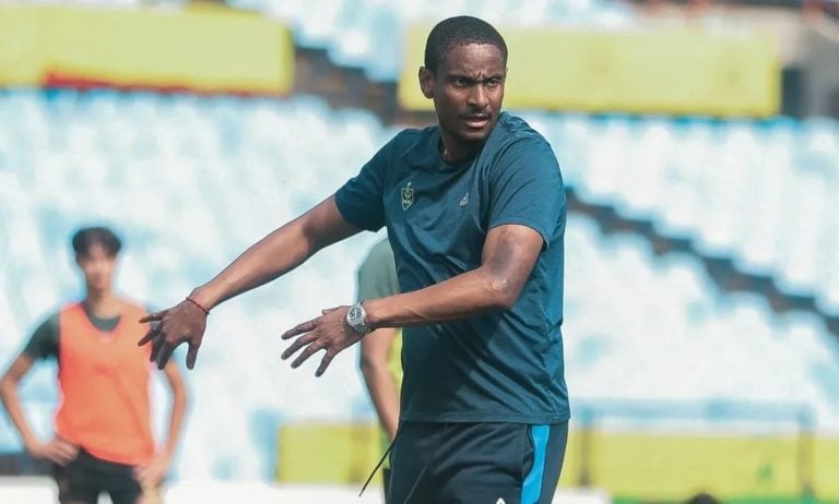Rulani Mokwena at Loftus Versfeld Stadium