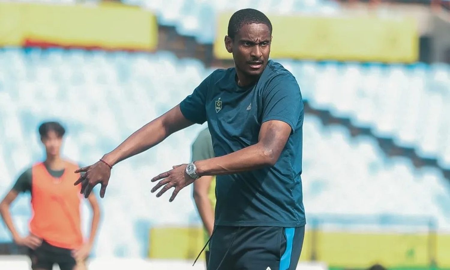 Rulani Mokwena at Loftus Versfeld Stadium