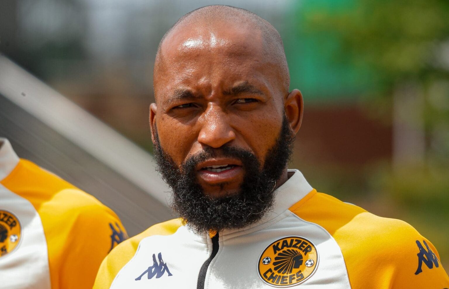 Sibongiseni Mthethwa in Kaizer Chiefs colours