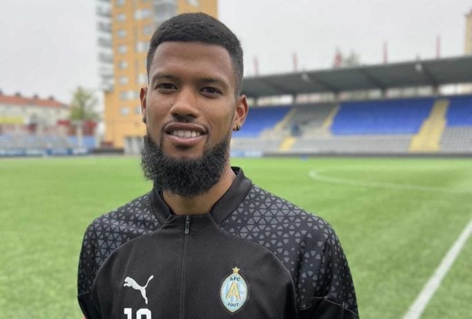 Yagan Sasman during his time at AFC Eskilstuna in Sweden.