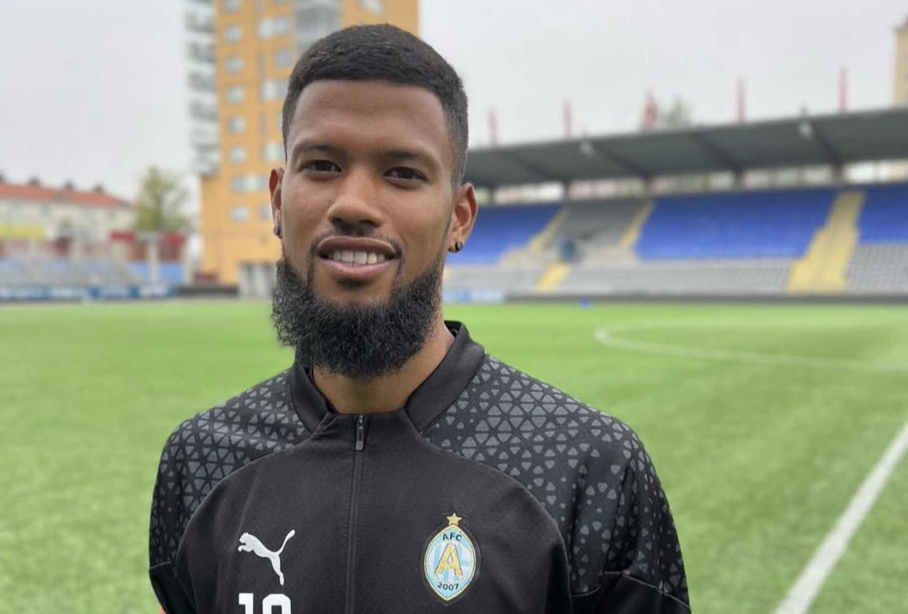 Yagan Sasman during his time at AFC Eskilstuna in Sweden.