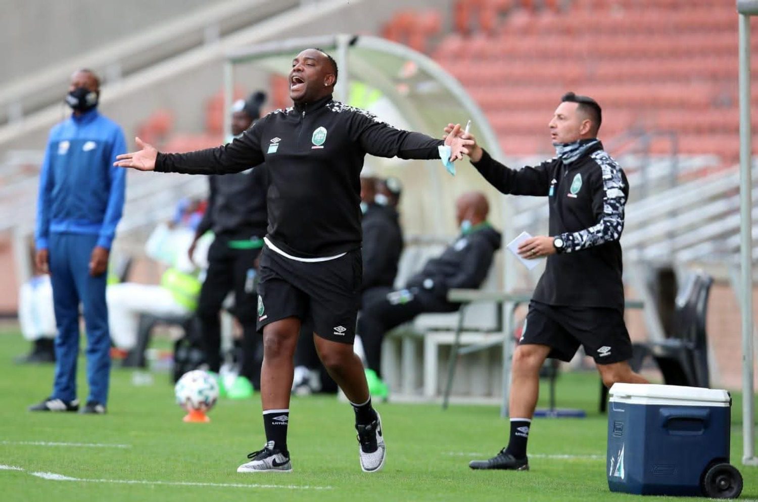 Benni McCarthy during his time at AmaZulu F as head coach