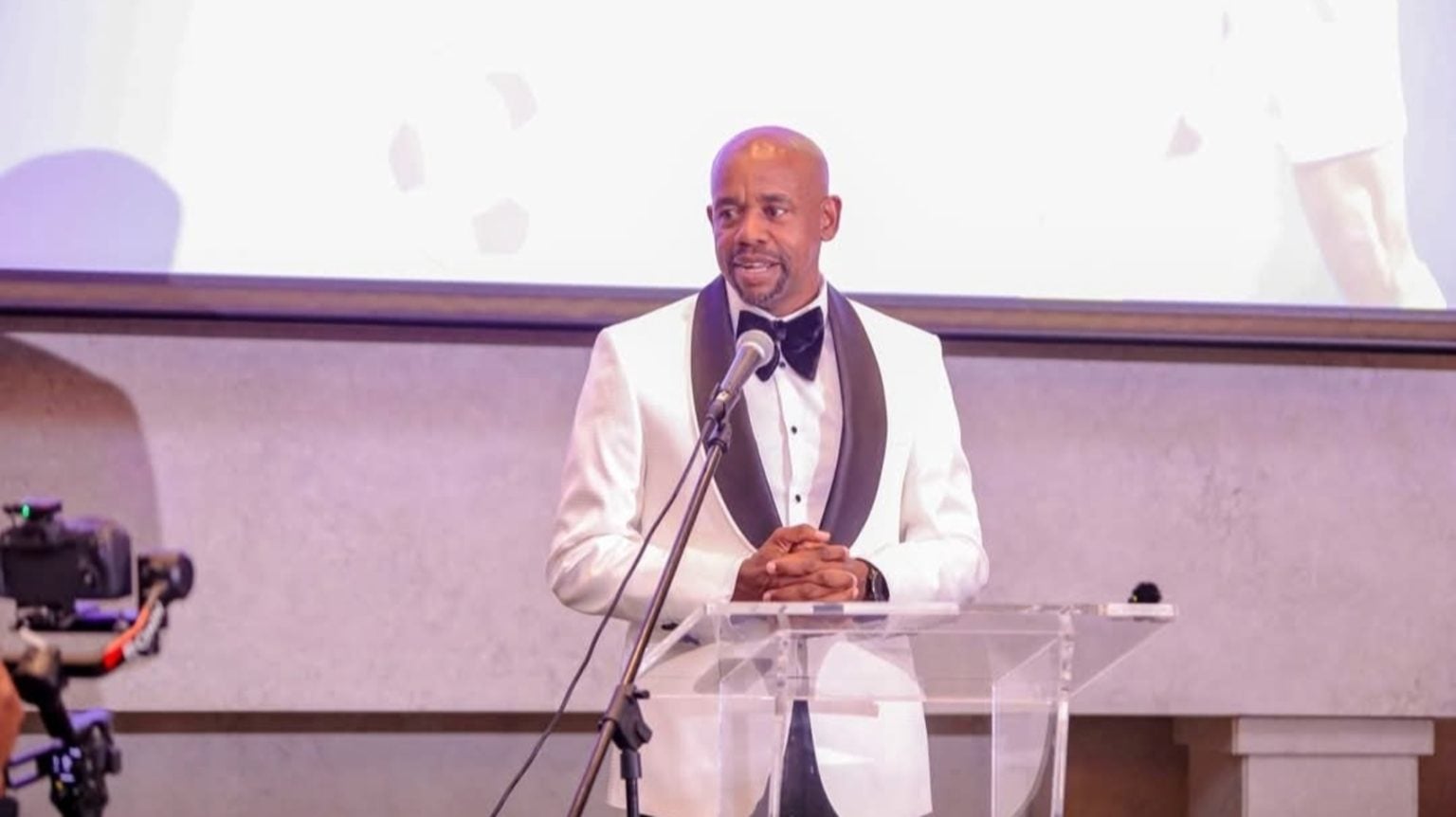 Mamelodi Sundowns legend Esrom Nyandoro on the launch of his foundation