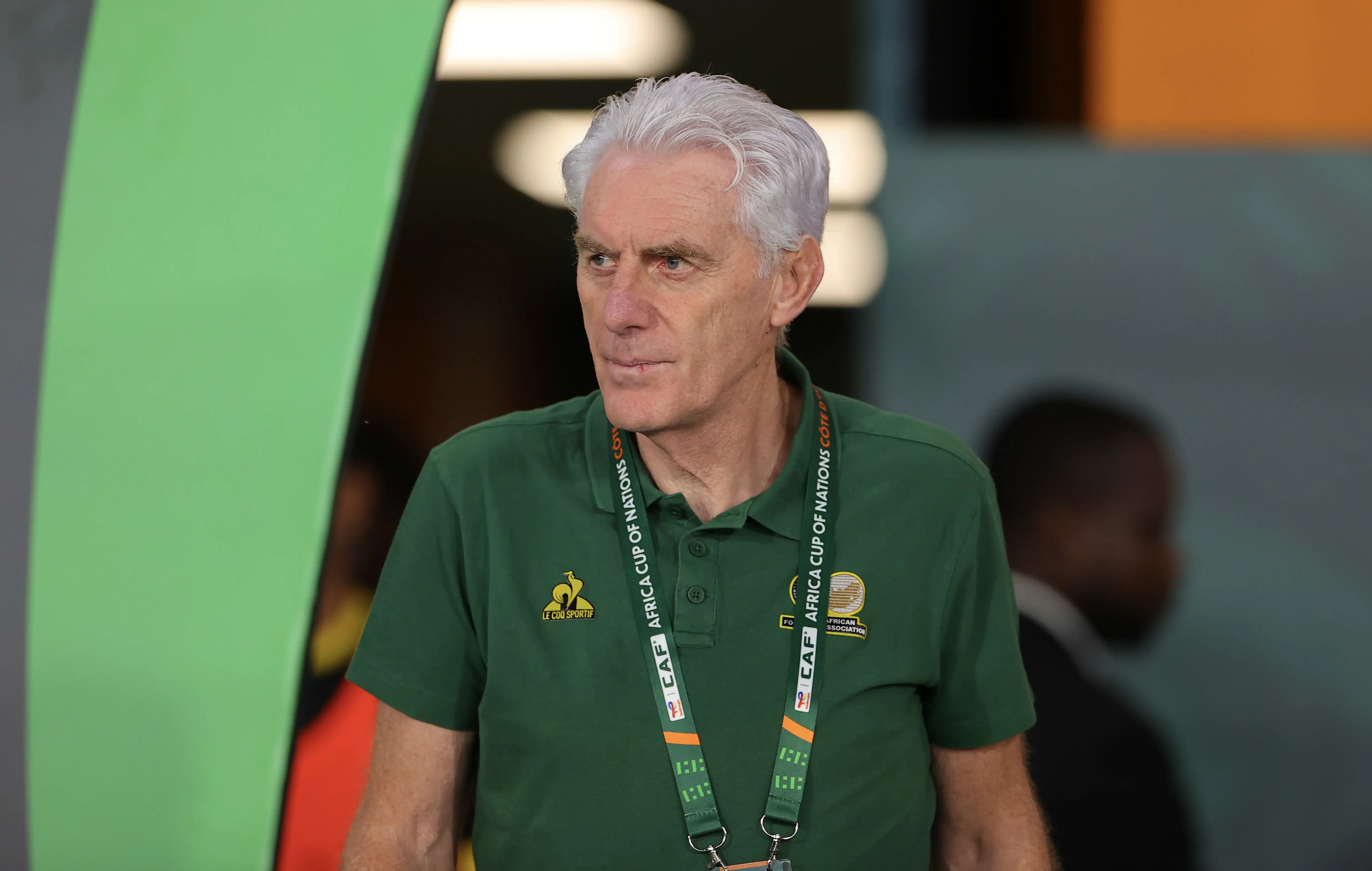 Hugo Broos at AFCON