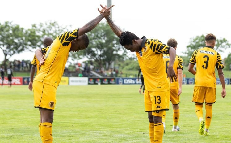 Kaizer Chiefs DDC side celebrating after scoring against Orlando Pirates DDC team in a Soweto Derby tie